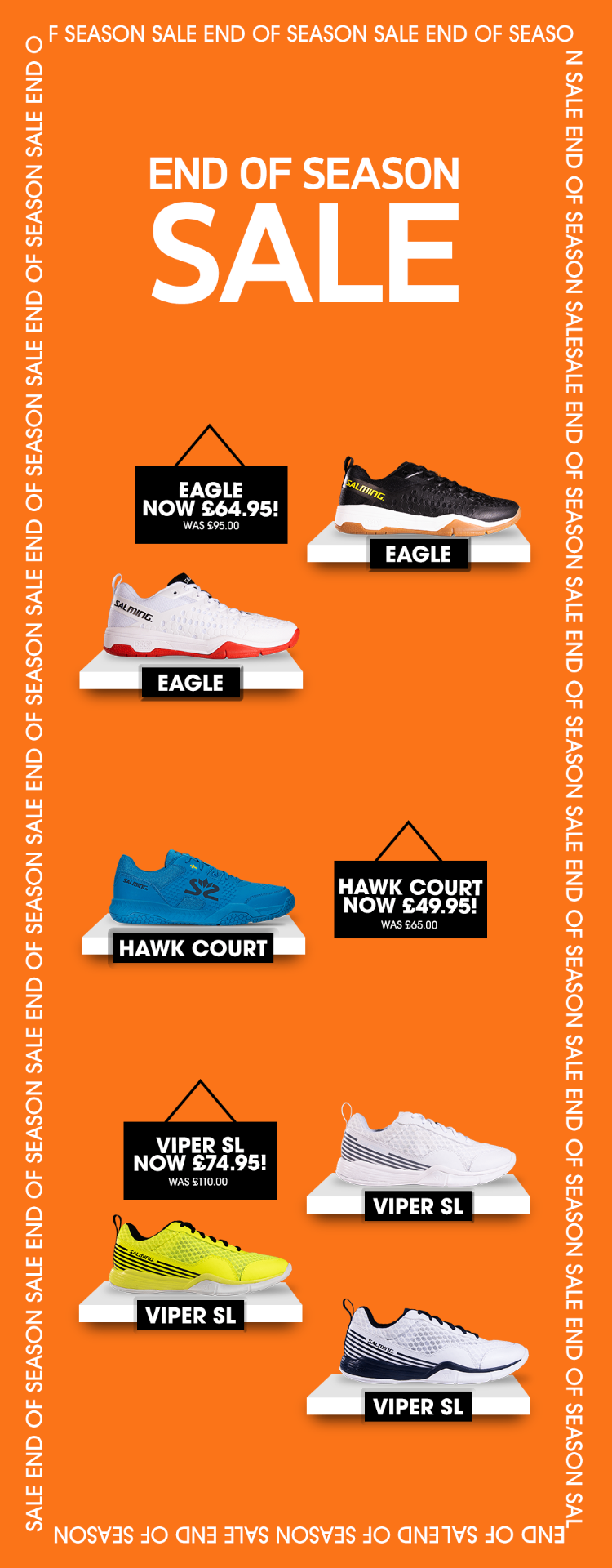 Salming end of season sale email