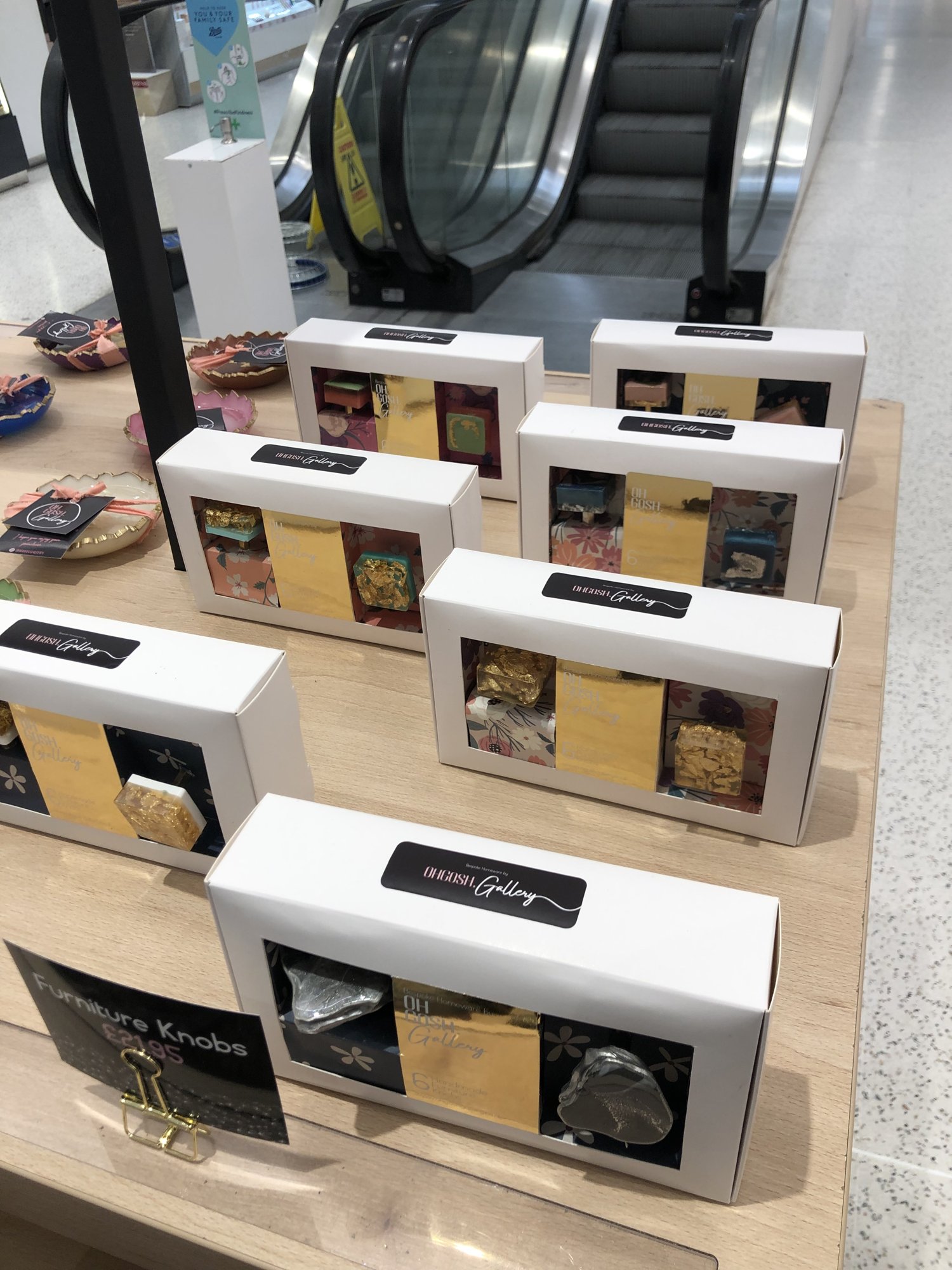 OhGosh.Gallery homeware on Boots shelves