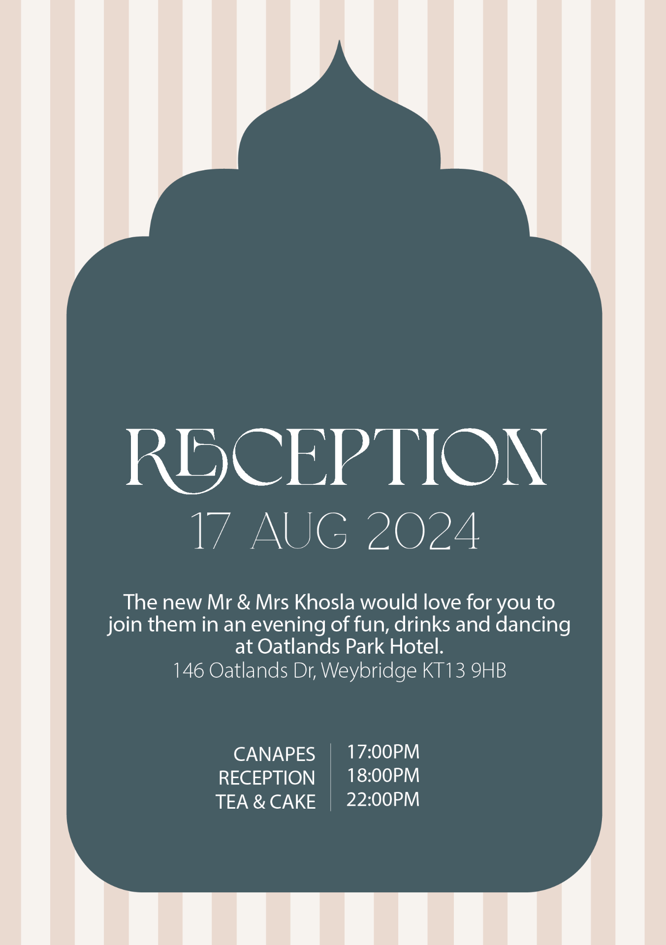 Reception invite