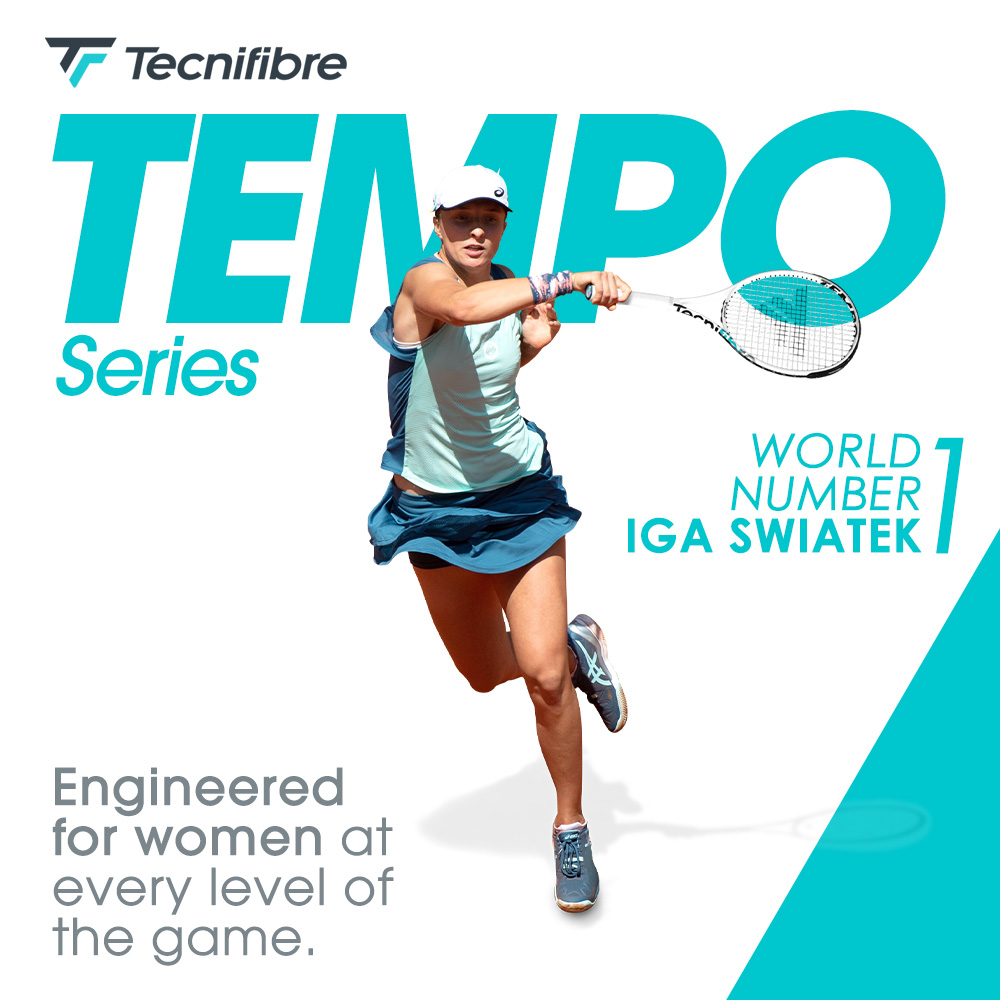 Tecnifibre Tempo Series social media – Iga Swiatek